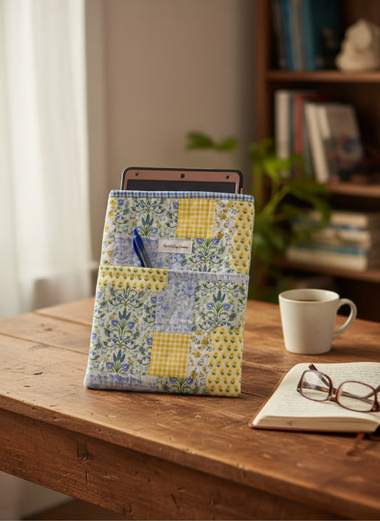 Large Quilted Book/iPad Sleeve - Glenda