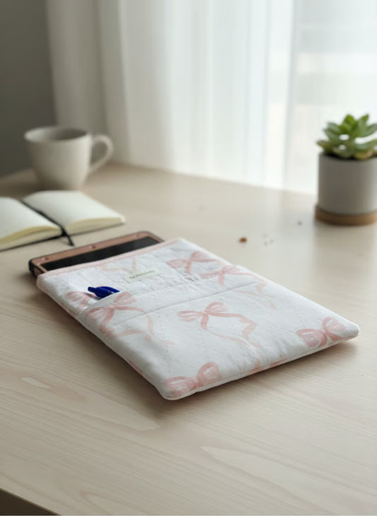 Large Quilted Book/iPad Sleeve - Bella