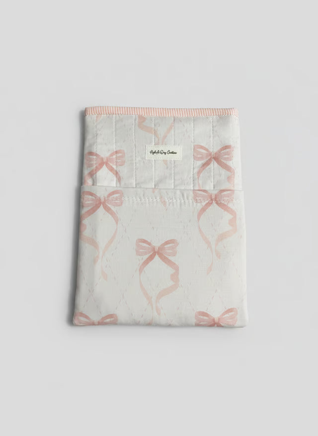 Large Quilted Book/iPad Sleeve - Bella