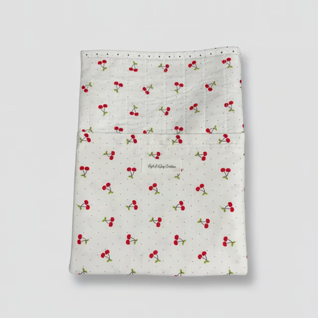 Large Quilted Book/iPad Sleeve - Mady