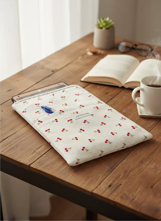 Large Quilted Book/iPad Sleeve - Mady